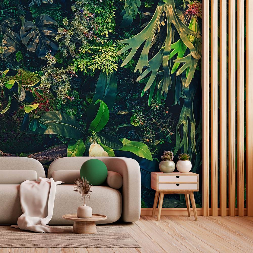 mural / folhas / 64