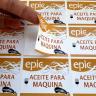 Etiquetas de papel autoadhesivo